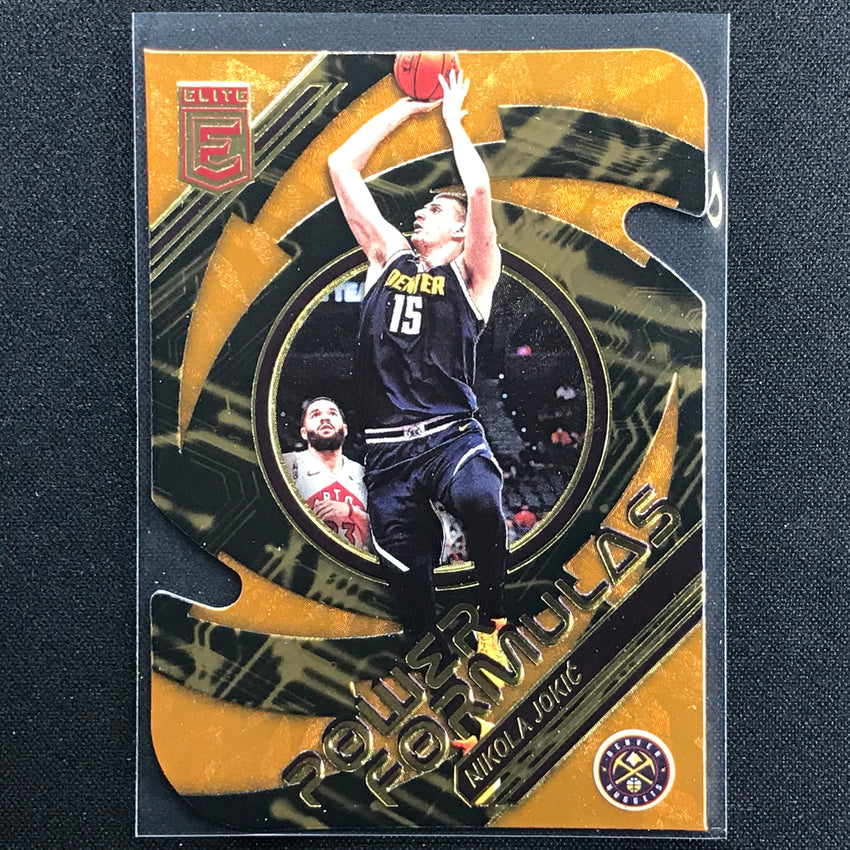 2021-22 Donruss Elite NIKOLA JOKIC Power Formulas Orange Die-Cut #25