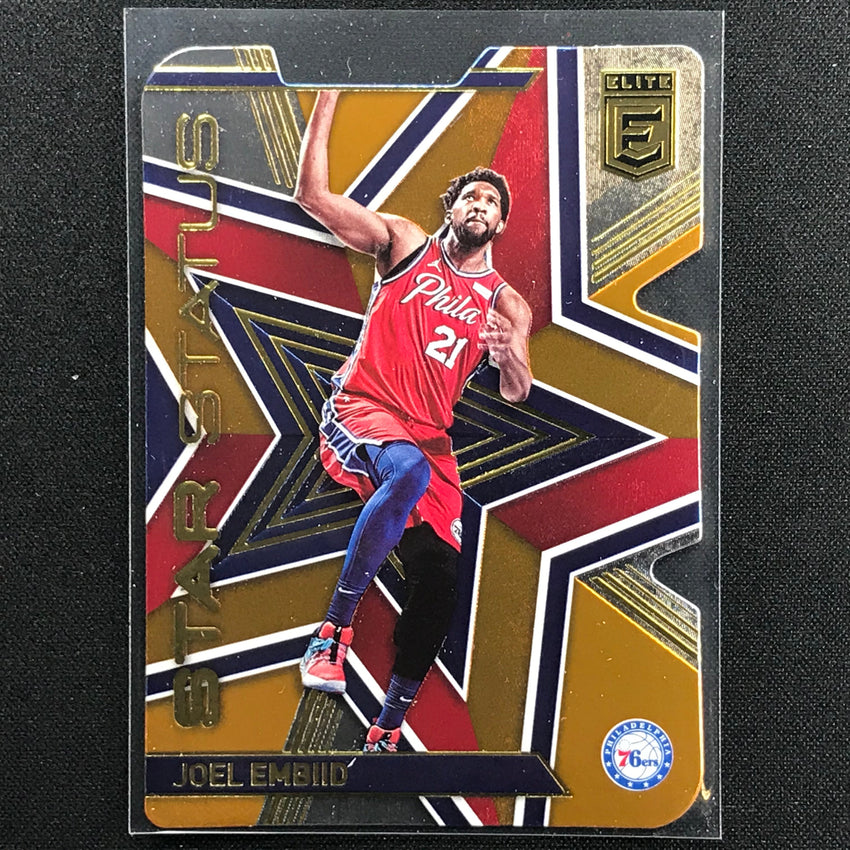 2021-22 Donruss Elite JOEL EMBIID Star Status Orange Die-Cut #1