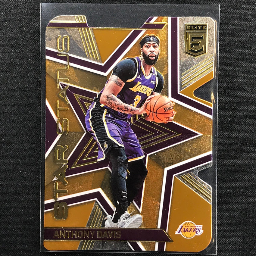 2021-22 Donruss Elite ANTHONY DAVIS Star Status Orange Die-Cut #10