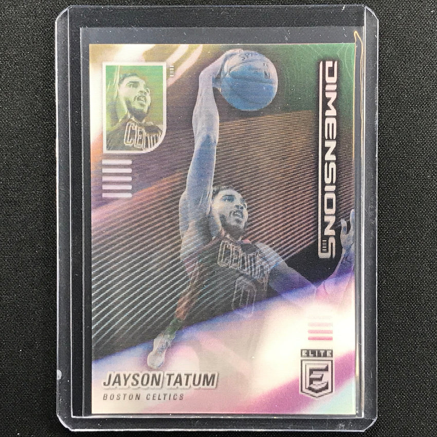2021-22 Donruss Elite JAYSON TATUM Dimensions Lenticular SSP #3