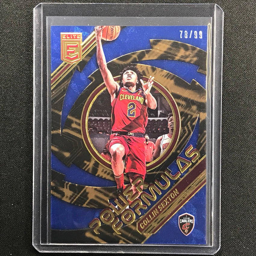 2021-22 Donruss Elite COLLIN SEXTON Power Formulas Blue 78/99