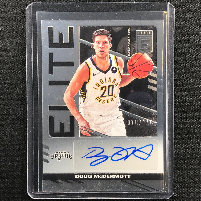 2021-22 Donruss Elite DOUG MCDERMOTT Elite Signatures Auto 18/149