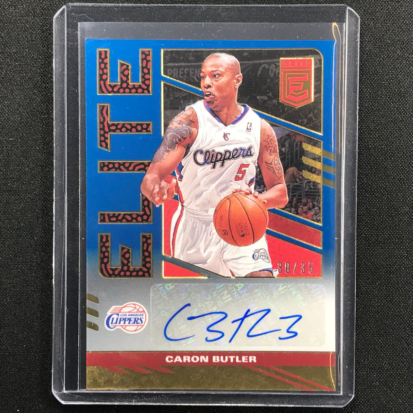 2021-22 Donruss Elite CARON BUTLER Elite Signatures Auto Blue 30/35