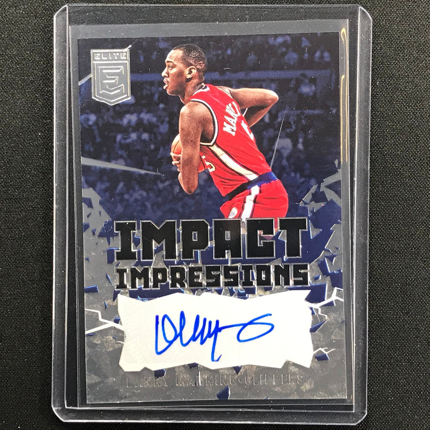 2021-22 Donruss Elite DANNY MANNING Impact Impressions Auto #DMN