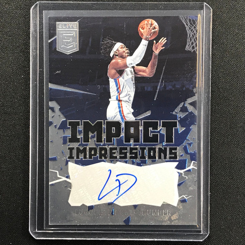 2021-22 Donruss Elite LUGUENTZ DORT Impact Impressions Auto #LUD
