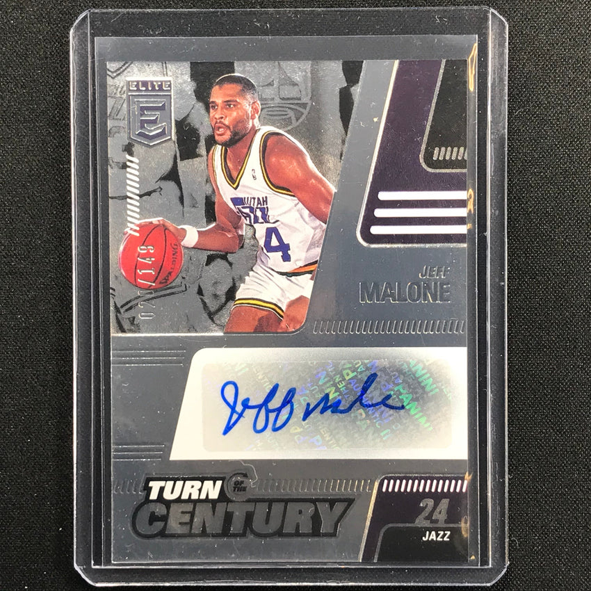 2021-22 Donruss Elite JEFF MALONE Turn of the Century Signatures Auto 20/149