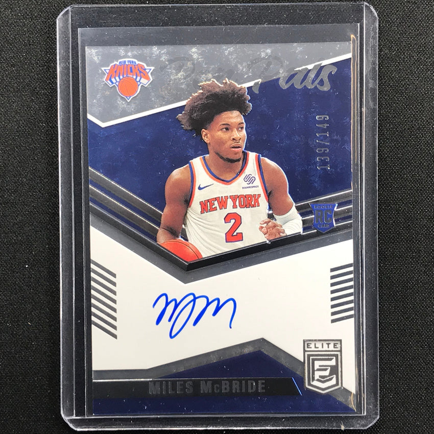 2021-22 Donruss Elite MILES MCBRIDE Pen Pals Rookie Auto 139/149