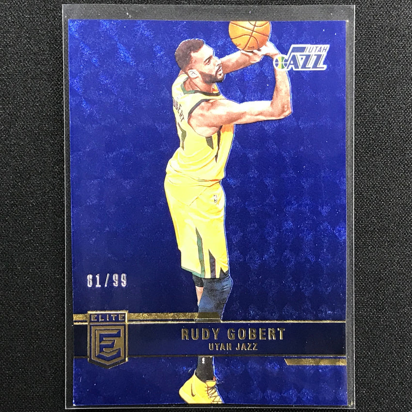 2021-22 Donruss Elite Rudy Gobert Blue 81/99