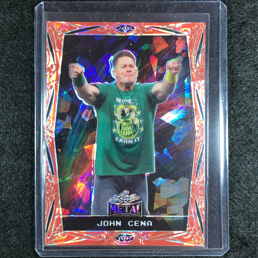 2024 Leaf Metal Legends John Cena Base Orange Crystal 1/6 #20
