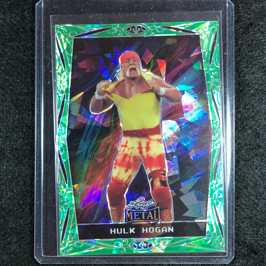 2024 Leaf Metal Legends Hulk Hogan Base Green Crystal 3/5 #11