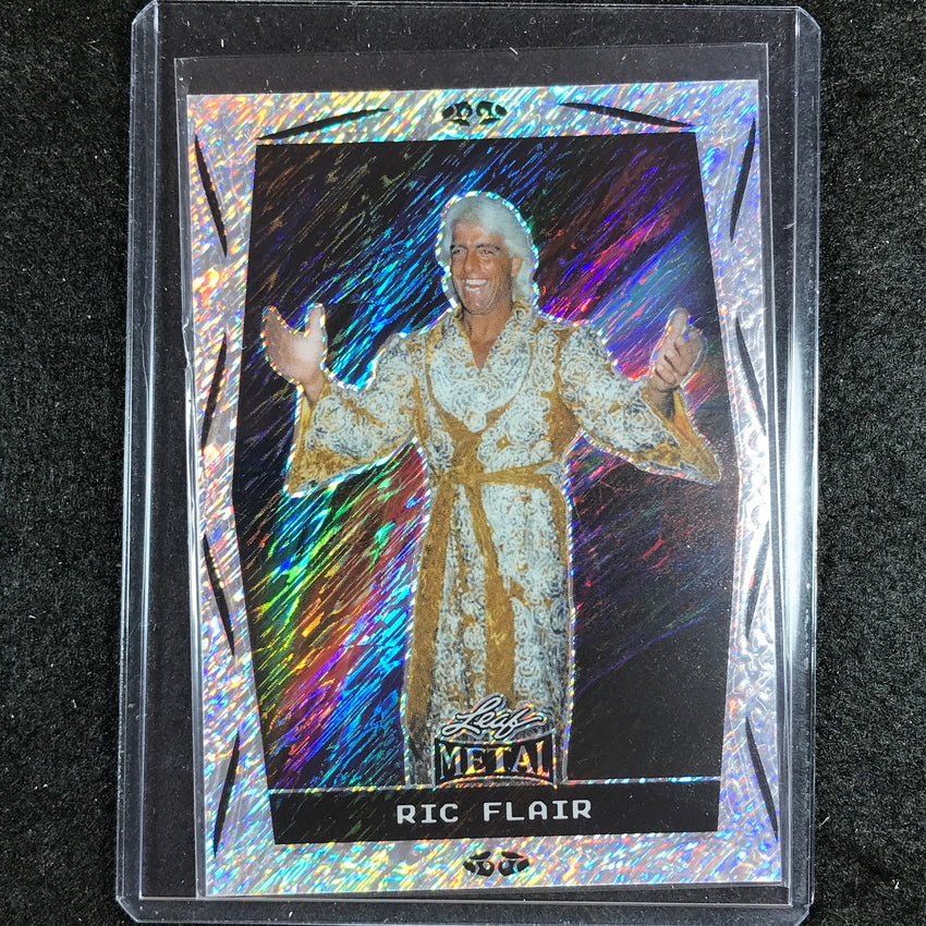 2024 Leaf Metal Legends Ric Flair Base Silver Diagonal Shimmer 3/10 #35
