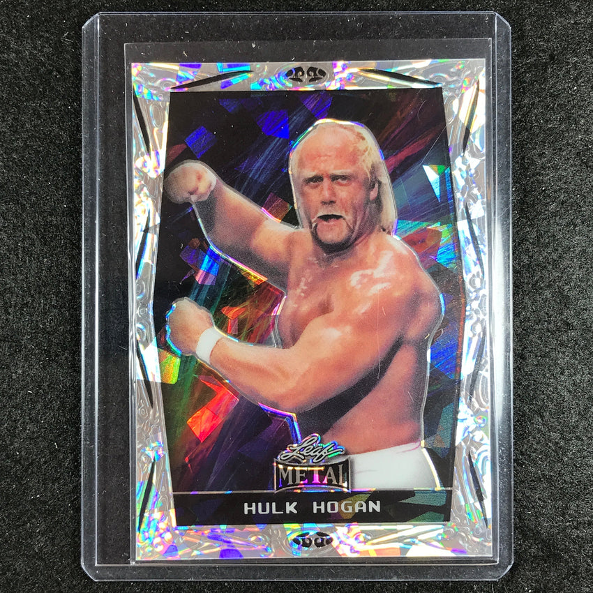 2024 Leaf Metal Legends Hulk Hogan Base Silver Crystal 6/10 No 13