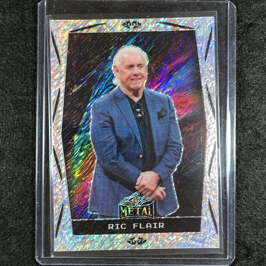 2024 Leaf Metal Legends Ric Flair Base Silver Diagonal Shimmer 4/10 #38