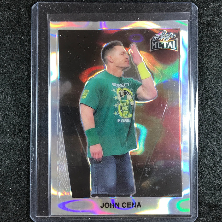 2024 Leaf Metal Legends John Cena 1990 Leaf Silver Lava 2/10 #18