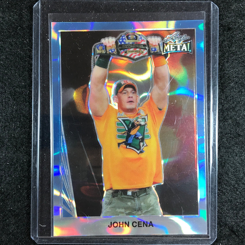 2024 Leaf Metal Legends John Cena 1990 Leaf Light Blue Lava 8/8 #19