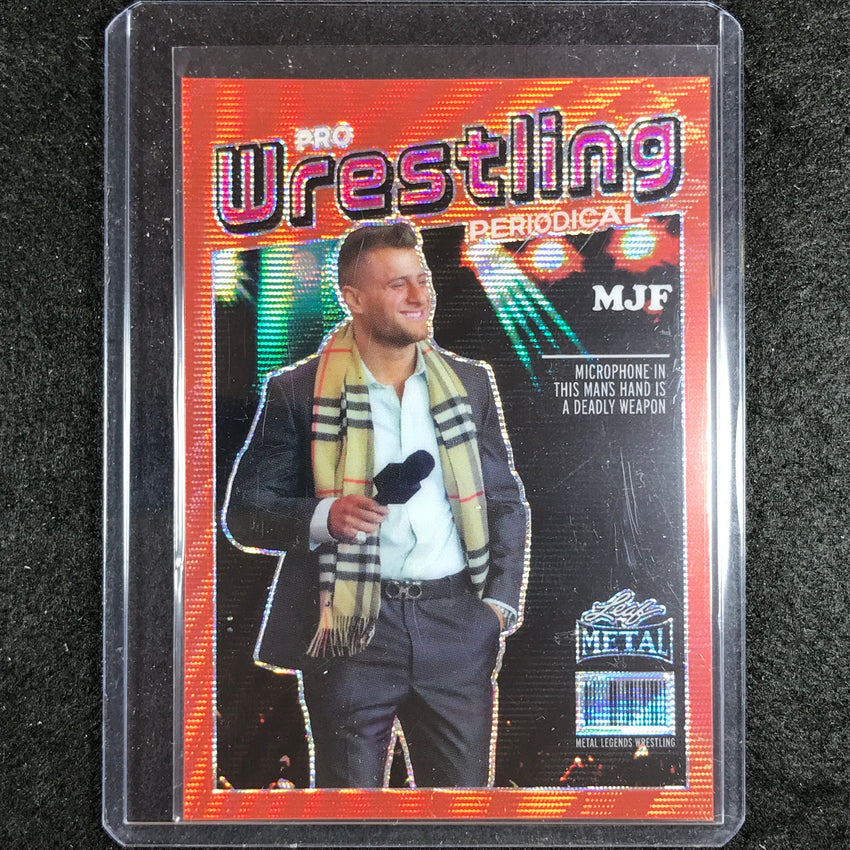 2024 Leaf Metal Legends Mjf Pro Wrestling Periodical Orange Wave 3/6 No 14