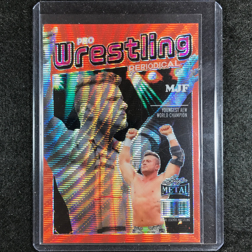 2024 Leaf Metal Legends Mjf Pro Wrestling Periodical Orange Wave 5/6 No 16