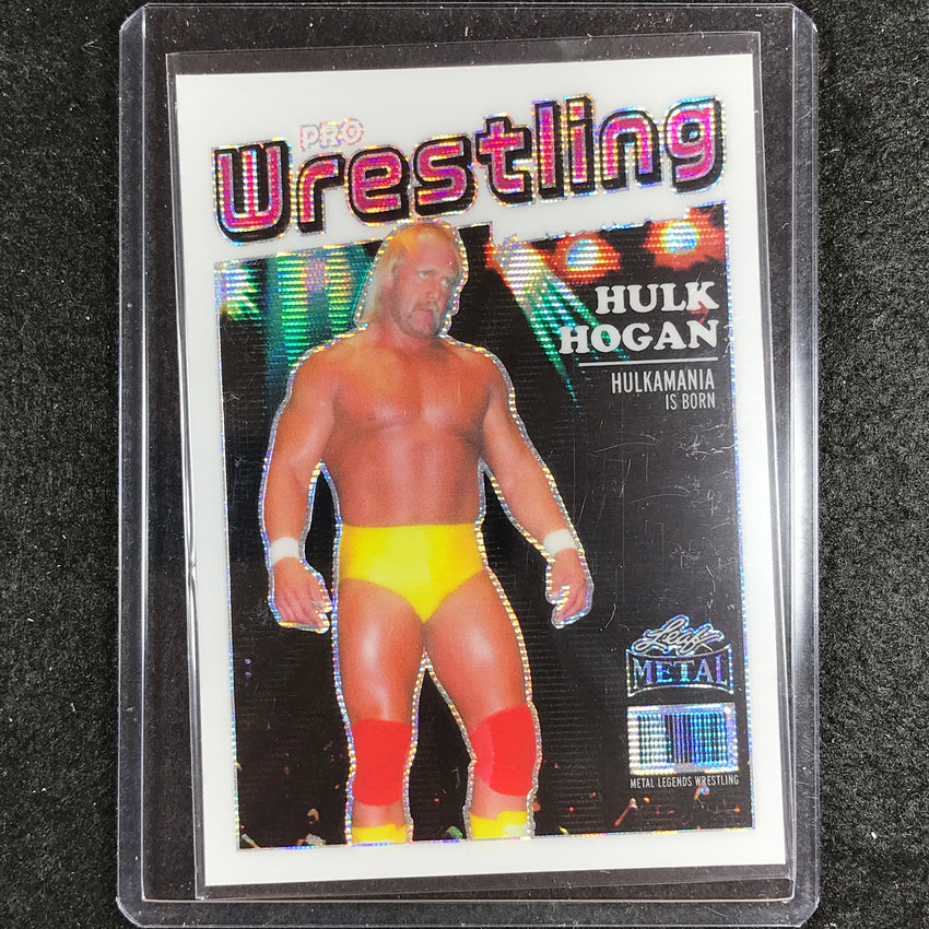 2024 Leaf Metal Legends Hulk Hogan Pro Wrestling Periodical White Wave 3/3 No 5