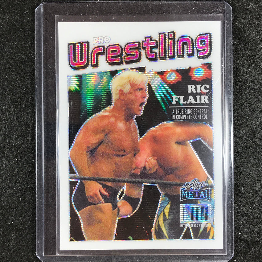 2024 Leaf Metal Legends Ric Flair Pro Wrestling Periodical White Wave 1/3 No 20