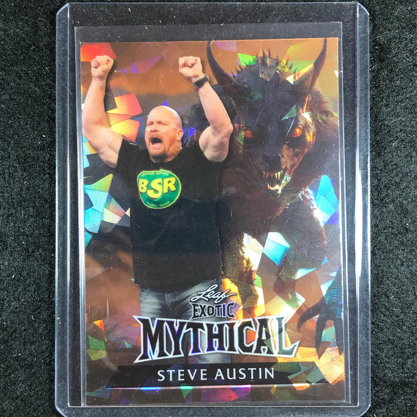 2024 Leaf Metal Legends Steve Austin Mythical Chupacabra Crystal 1/1 #39
