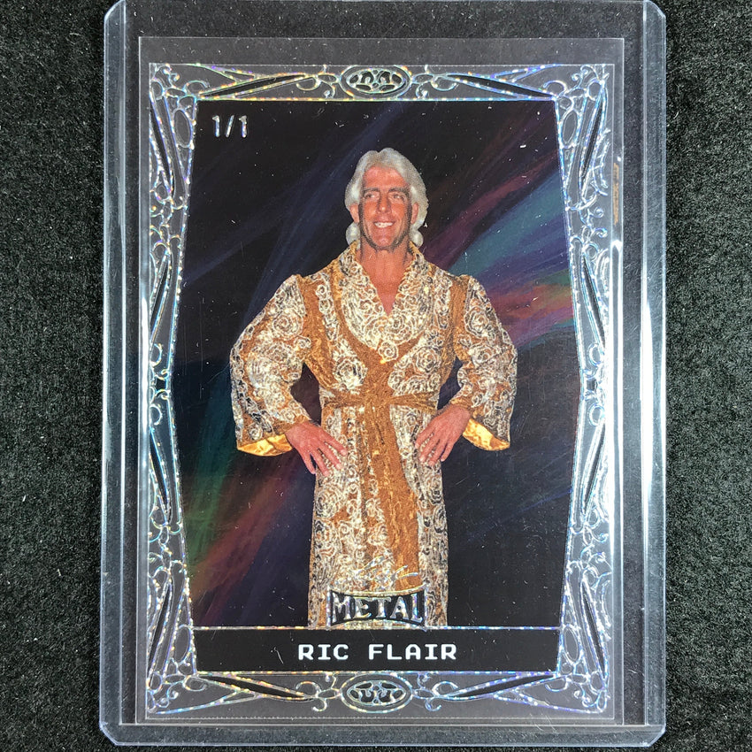 2024 Leaf Metal Legends Ric Flair Base Acetate Silver 1/1 #33