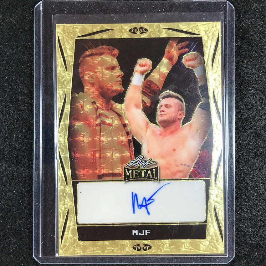 2024 Leaf Metal Legends Mjf Base Auto Super Prismatic Gold 1/1