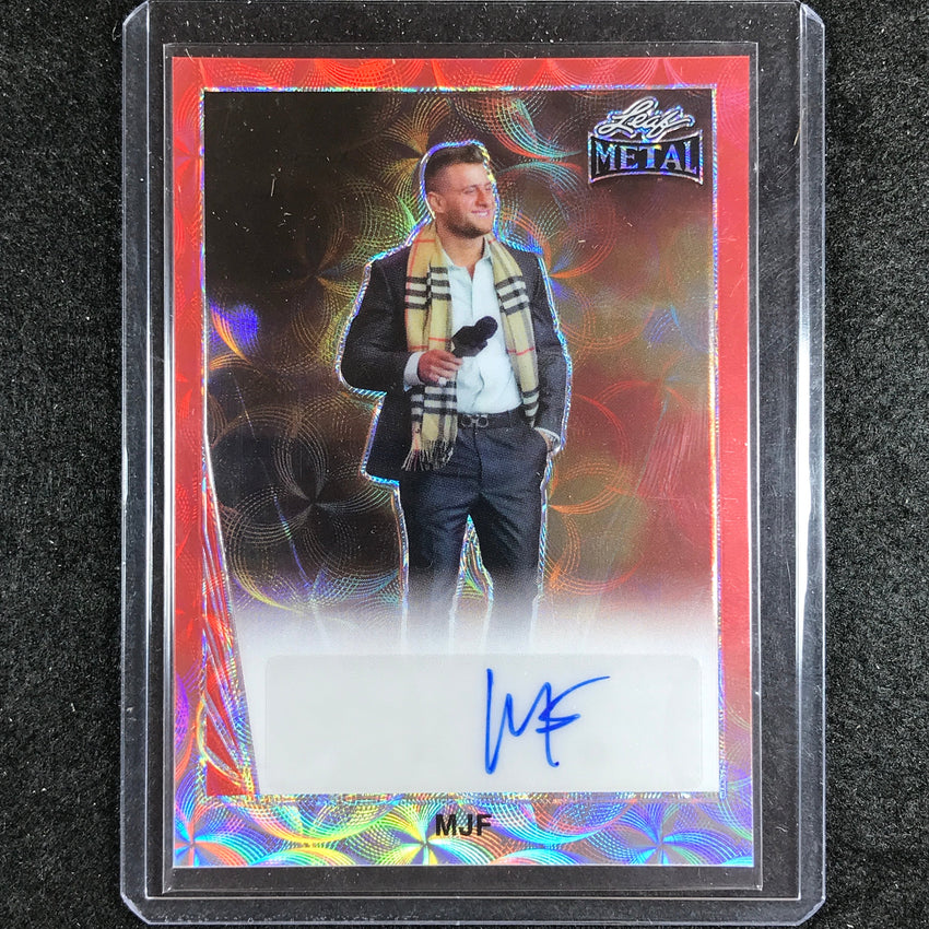 2024 Leaf Metal Legends Mjf 1990 Leaf Auto Red Kaleidoscope 1/1