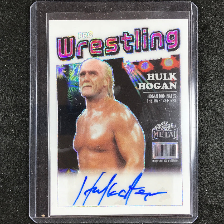 2024 Leaf Metal Legends Hulk Hogan Wrestling Periodical White Kaleidoscope 1/1