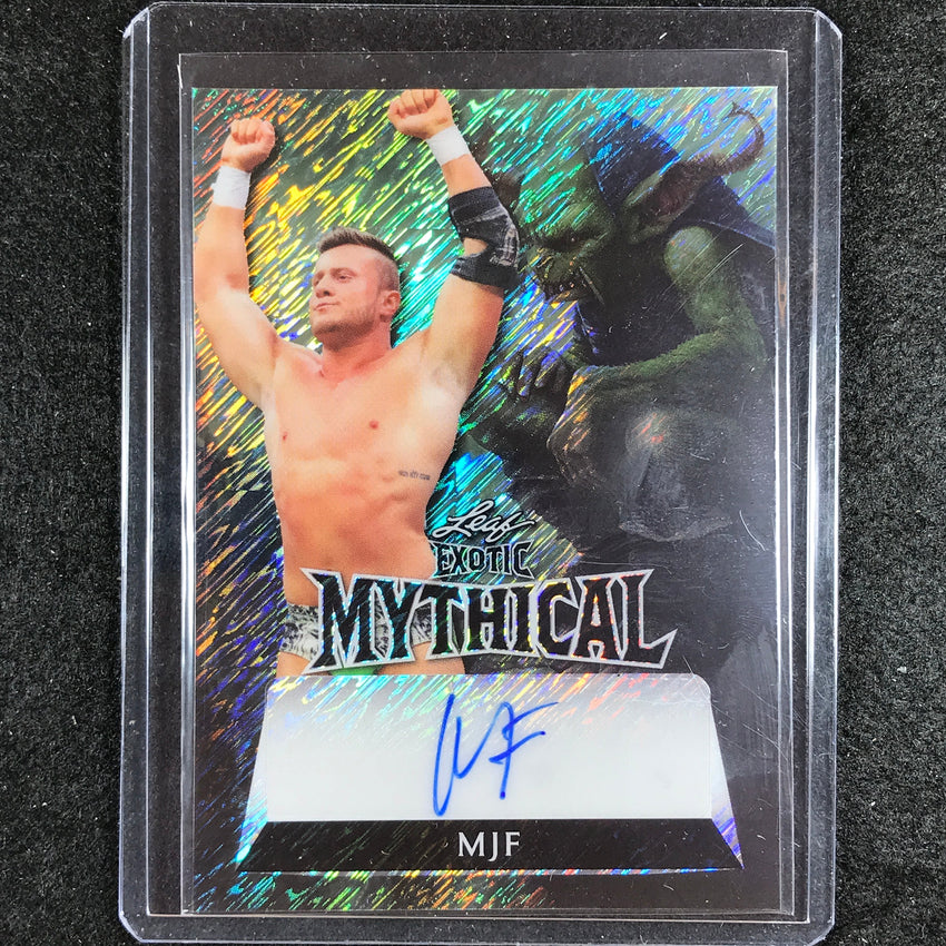 2024 Leaf Metal Legends Mjf Mythical Auto Goblin Diagonal Shimmer 1/1