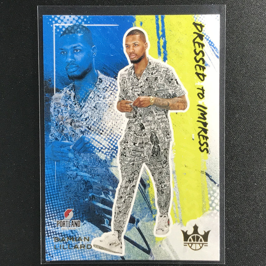 2020-21 Court Kings DAMIAN LILLARD Dressed to Impress #4