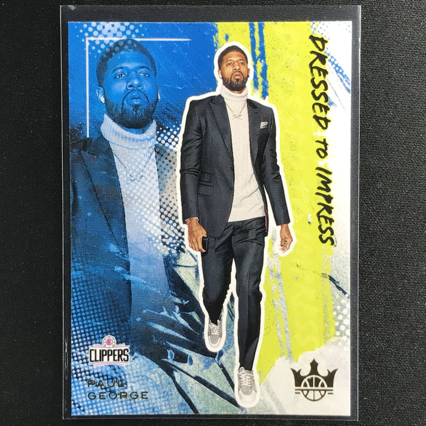 2020-21 Court Kings PAUL GEORGE Dressed to Impress #8