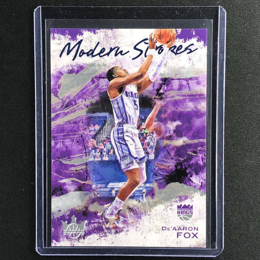 2020-21 Court Kings Deaaron Fox Modern Strokes Amethyst 46/99