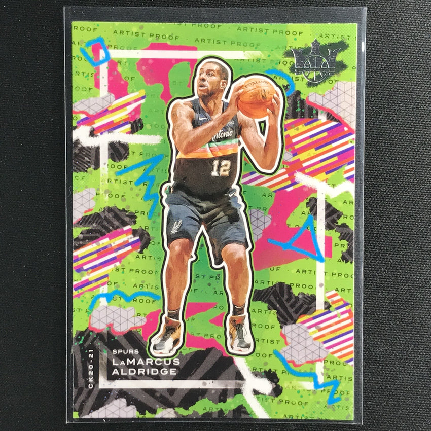 2020-21 Court Kings LAMARCUS ALDRIDGE Base Artist Proof #1
