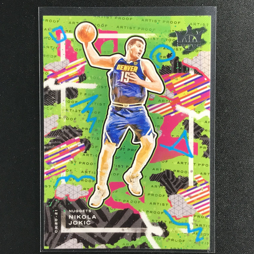 2020-21 Court Kings Nikola Jokic Base Artist Proof No 11