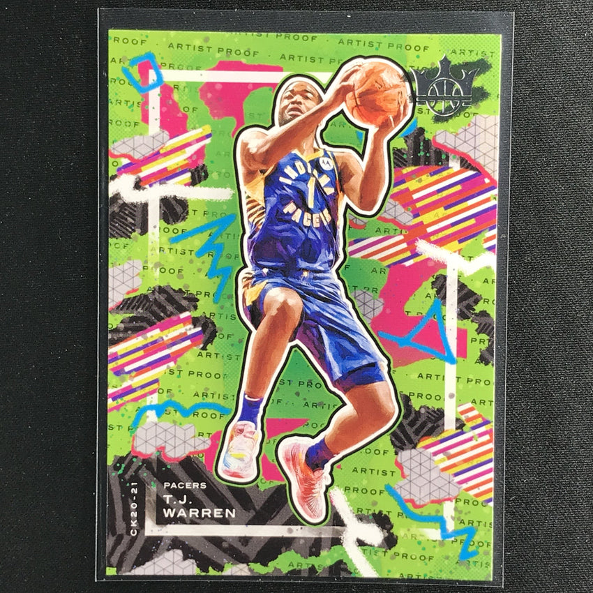 2020-21 Court Kings T.J. WARREN Base Artist Proof #14