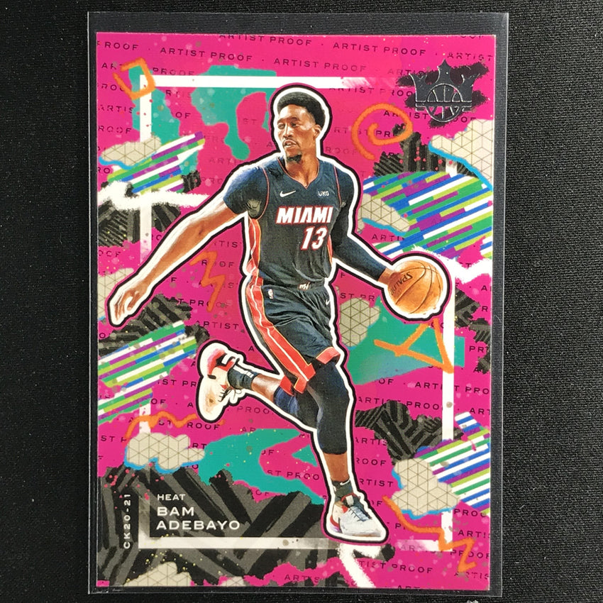 2020-21 Court Kings BAM ADEBAYO Base Artist Proof #20