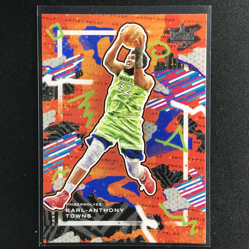 2020-21 Court Kings KARL-ANTHONY TOWNS Base Artist Proof #41