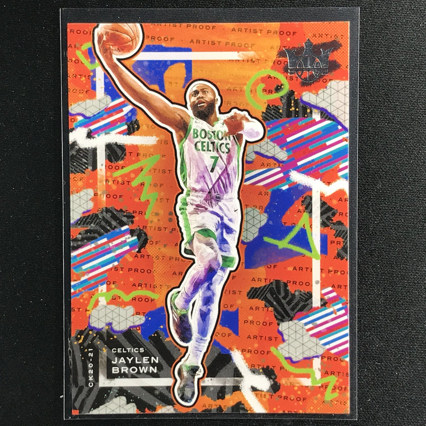 2020-21 Court Kings JAYLEN BROWN Base Artist Proof #45