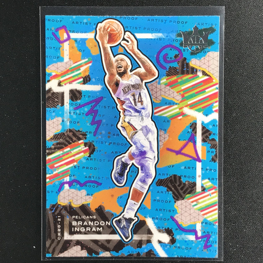 2020-21 Court Kings BRANDON INGRAM Base Artist Proof #56
