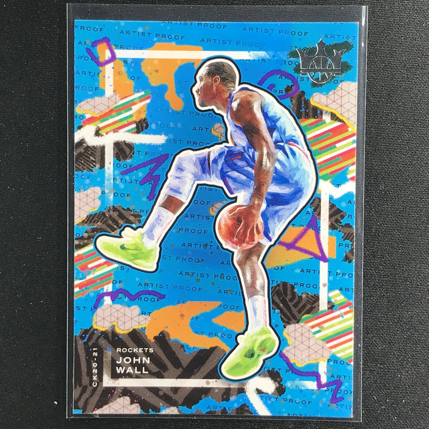 2020-21 Court Kings JOHN WALL Base Artist Proof #65