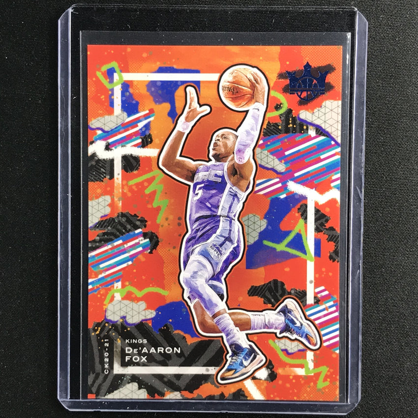 2020-21 Court Kings Deaaron Fox Base Amethyst 41/99