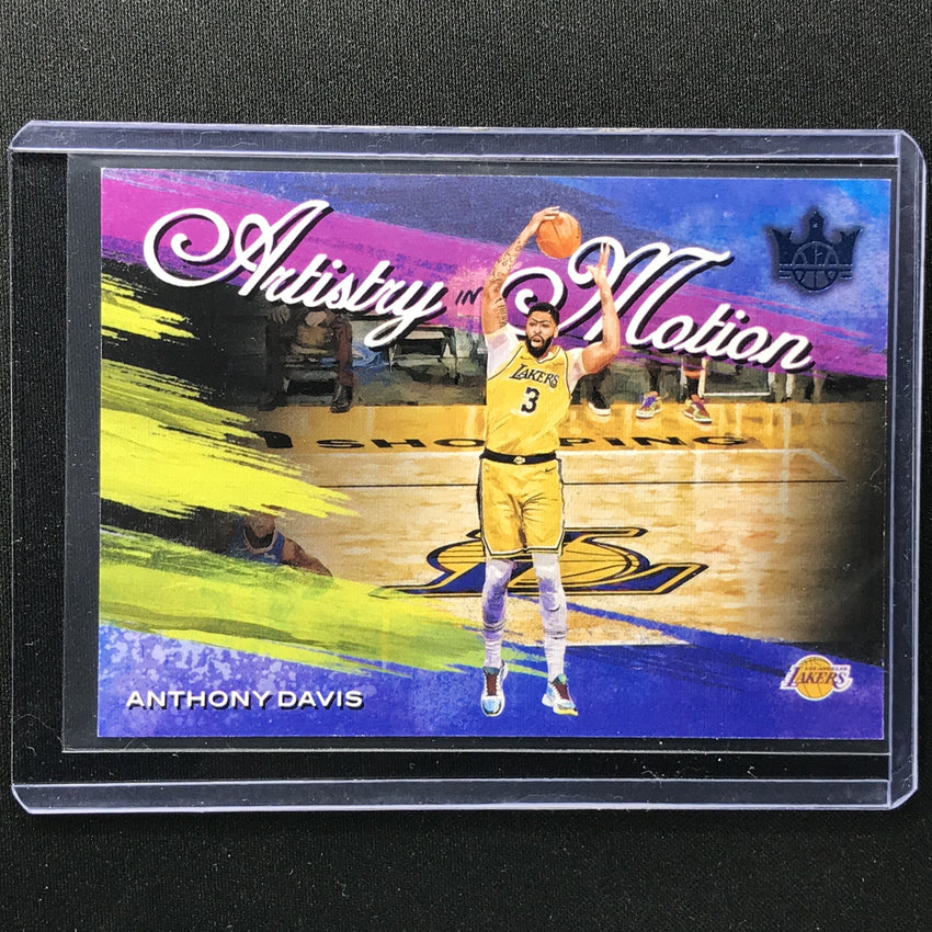 2020-21 Court Kings Anthony Davis Artistry In Motion Amethyst 23/99