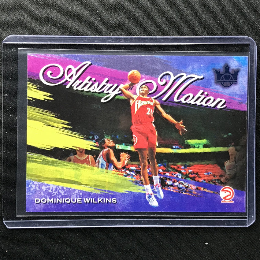 2020-21 Court Kings Dominique Wilkins Artistry In Motion Amethyst 30/99