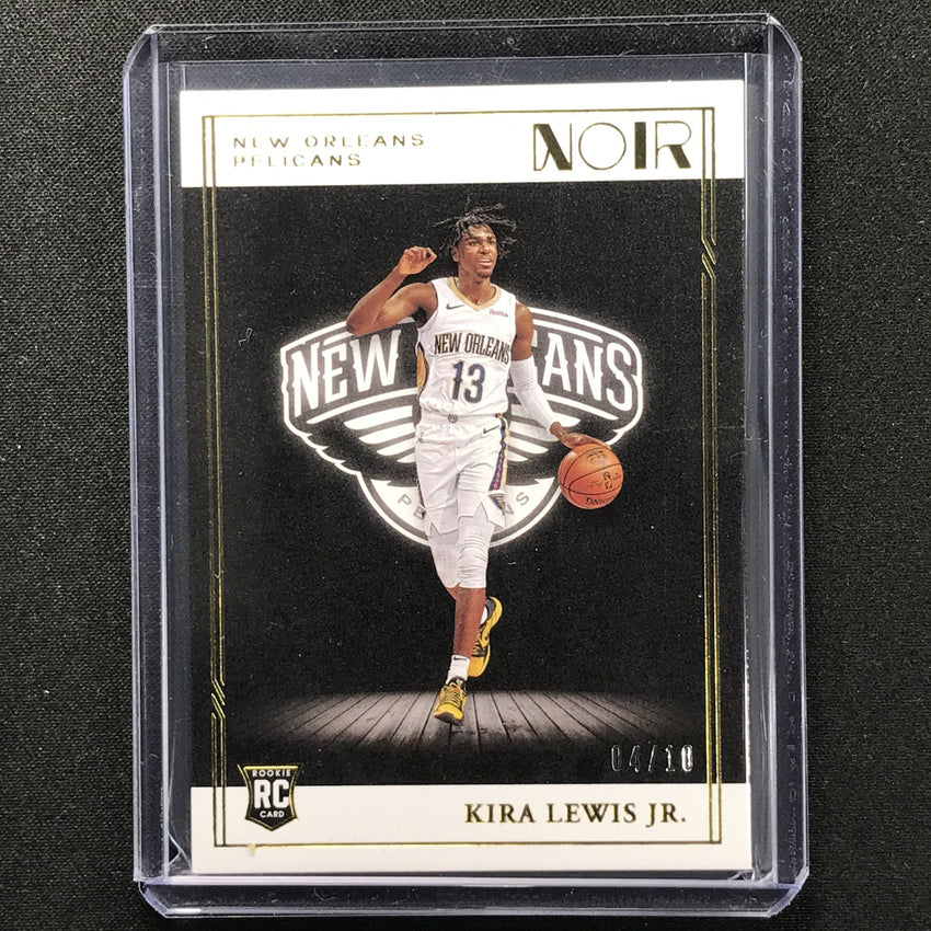 2020-21 Noir Kira Lewis Jr. Rookie Base Association Edition Gold 4/10