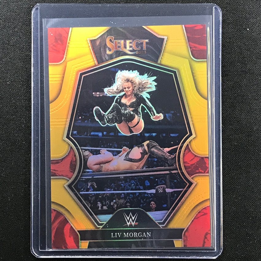 2023 Select Wwe Liv Morgan Premier Level Gold Prizm 6/10