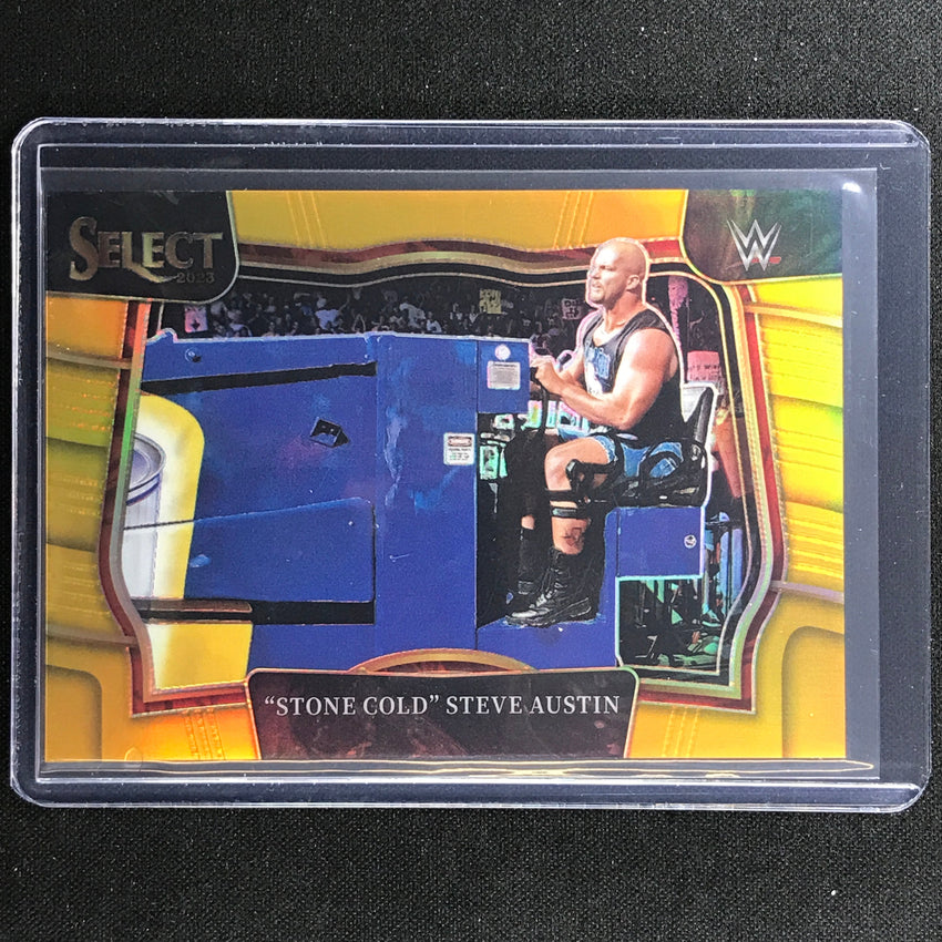 2023 Select Wwe Stone Cold Steve Austin Ringside Gold Prizm 7/10