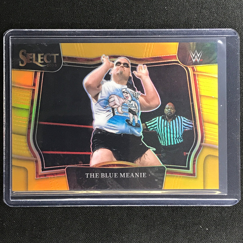 2023 Select Wwe The Blue Meanie Ringside Gold Prizm 1/10