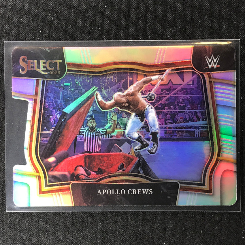 2023 Select Wwe Apollo Crews Ringside Silver Prizm Die-cut Sp No 278
