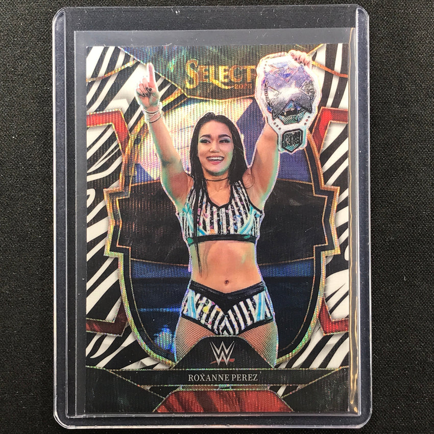 2023 Select Wwe Roxanne Perez Concourse Zebra Ssp No 85