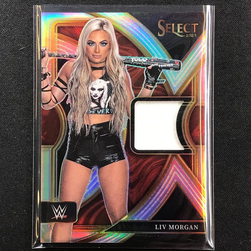 2023 Select Wwe Liv Morgan Selective Swatches Relic Silver Prizm No Lvm